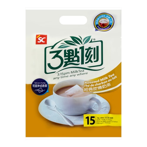 3:15PM Multi-Serve Roasted Milk Tea 15Bags 300g