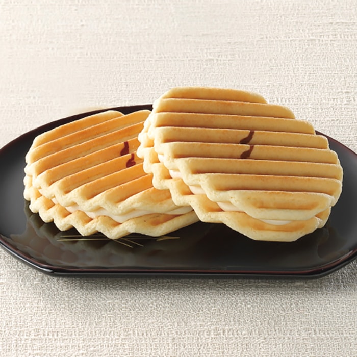 【日本直郵】宗家 源吉兆庵 原味奶油夾心華夫餅乾 5枚入 賞味期50天