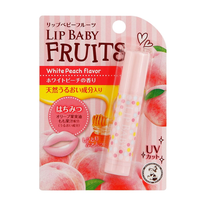 Fruity UV Lip Balm 4.5g White Peach