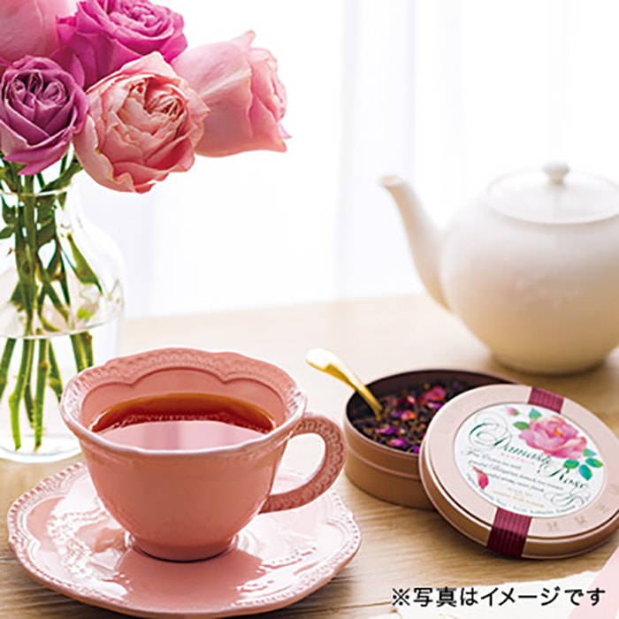 【赏味期25.9.1】【日本直邮】 日本 lupicia 绿碧茶园 季节限定 大马士革玫瑰红茶 30g 罐装