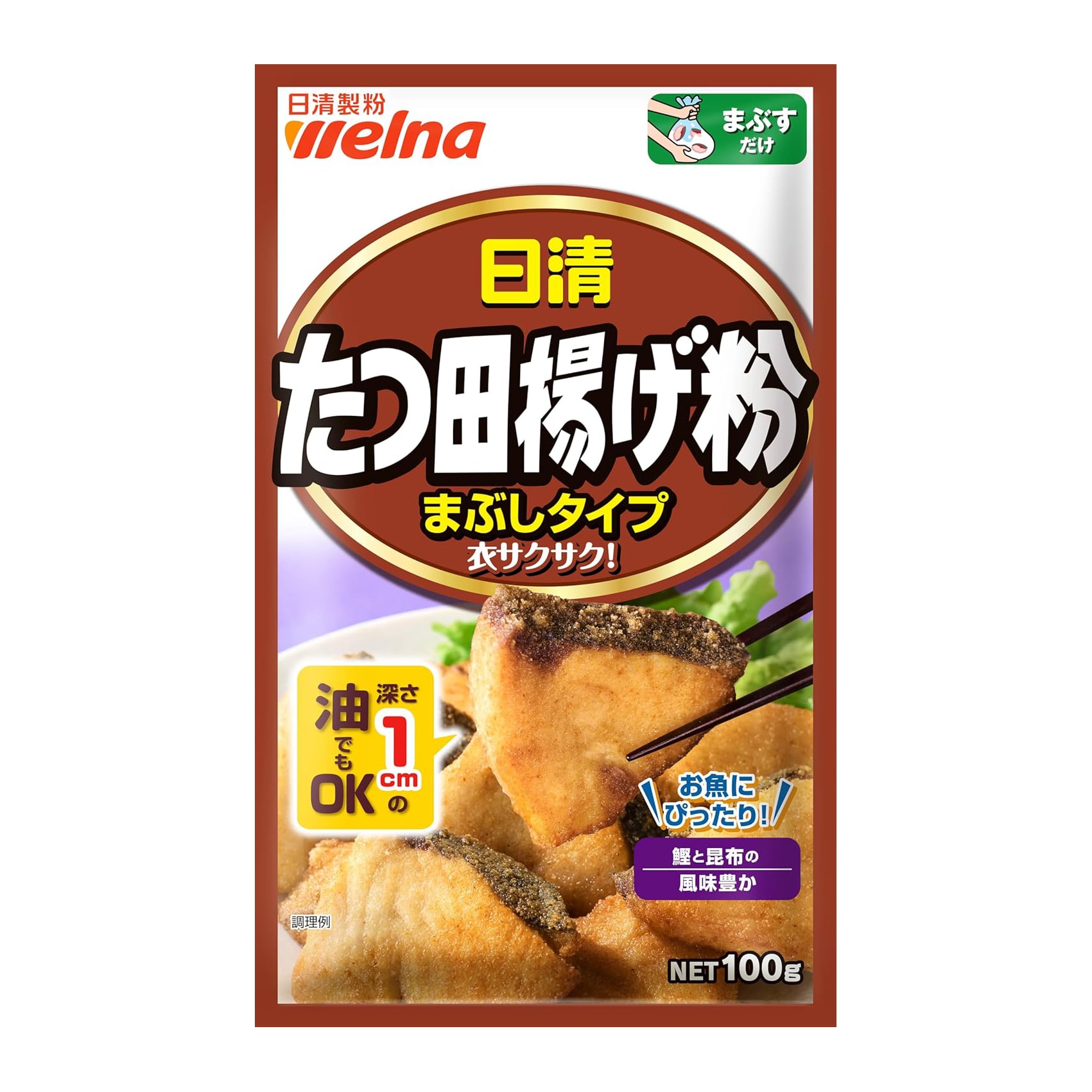 【日本直邮】 日本 日清制粉 炸鱼粉 100g