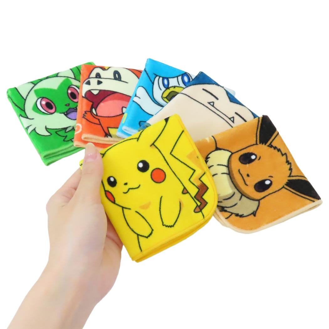 【日本直郵】 日本 POKEMON 寶可夢 寶可夢 迷你毛巾 伊布 20 x 20cm