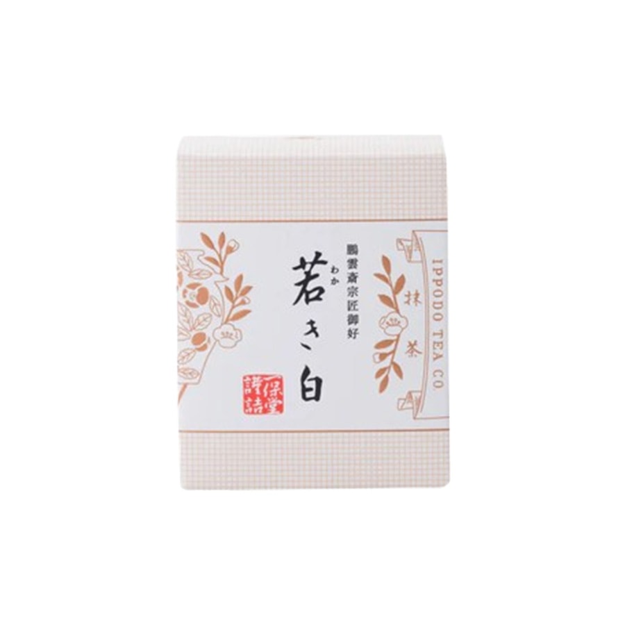 【日本直郵】日本京都老舖 一保堂茶舖 抹茶粉 若き白 薄茶 40g