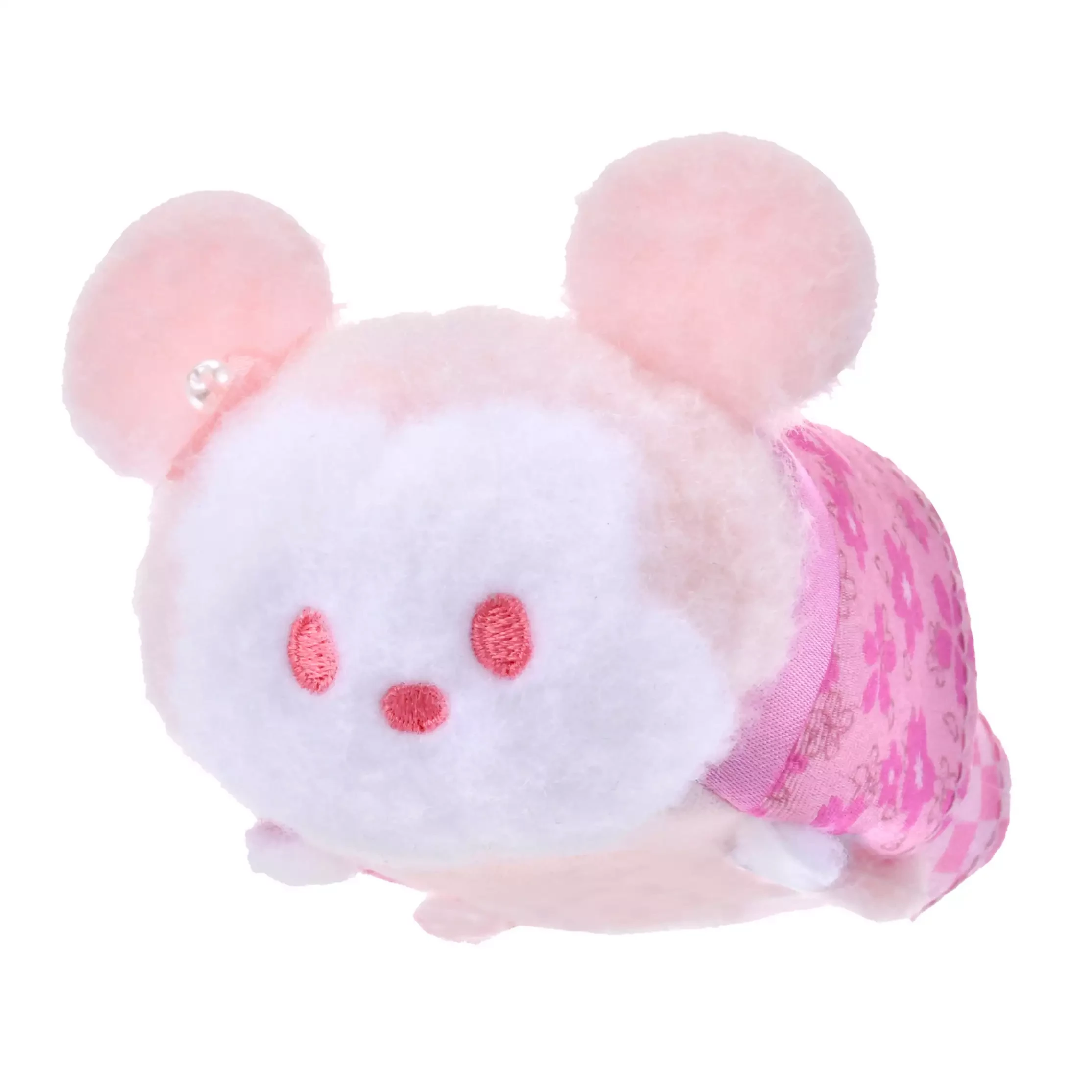 【日本直郵】DISNEY 東京迪士尼 櫻花限定 迷你毛絨趴公仔 米奇 6×7.5×9.5cm