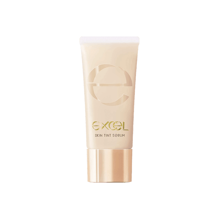 【日本直效郵件】日本EXCEL 光感美肌精華防曬粉底液 美容液養膚 遮瑕修飾素顏霜 SPF28/PA++ ST01 明亮色 35g