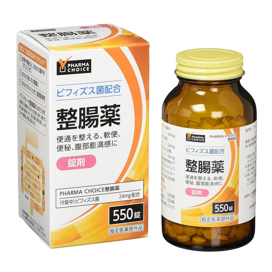 【日本直邮】日本PHARMA CHOICE 整肠药 乳酸菌 益生菌 通便软便便秘 550粒