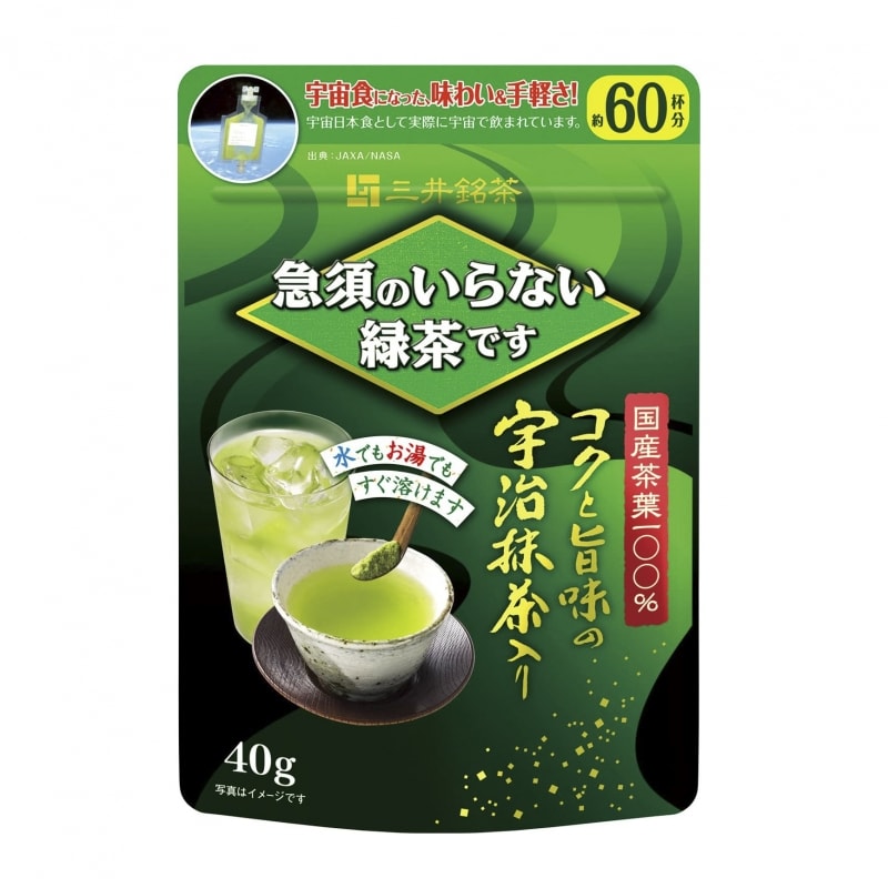 【日本直郵】 日本 日東紅茶 三井銘茶 綠茶粉 40g
