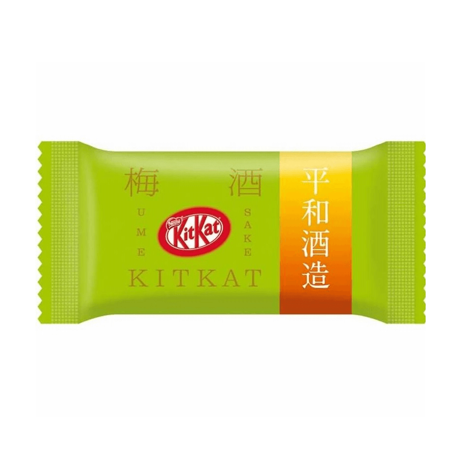【日本直邮】 日本 NESTLE 雀巢 KIT KAT 日本本土限定 梅酒口味 白巧克力威化 9枚 | 亚米