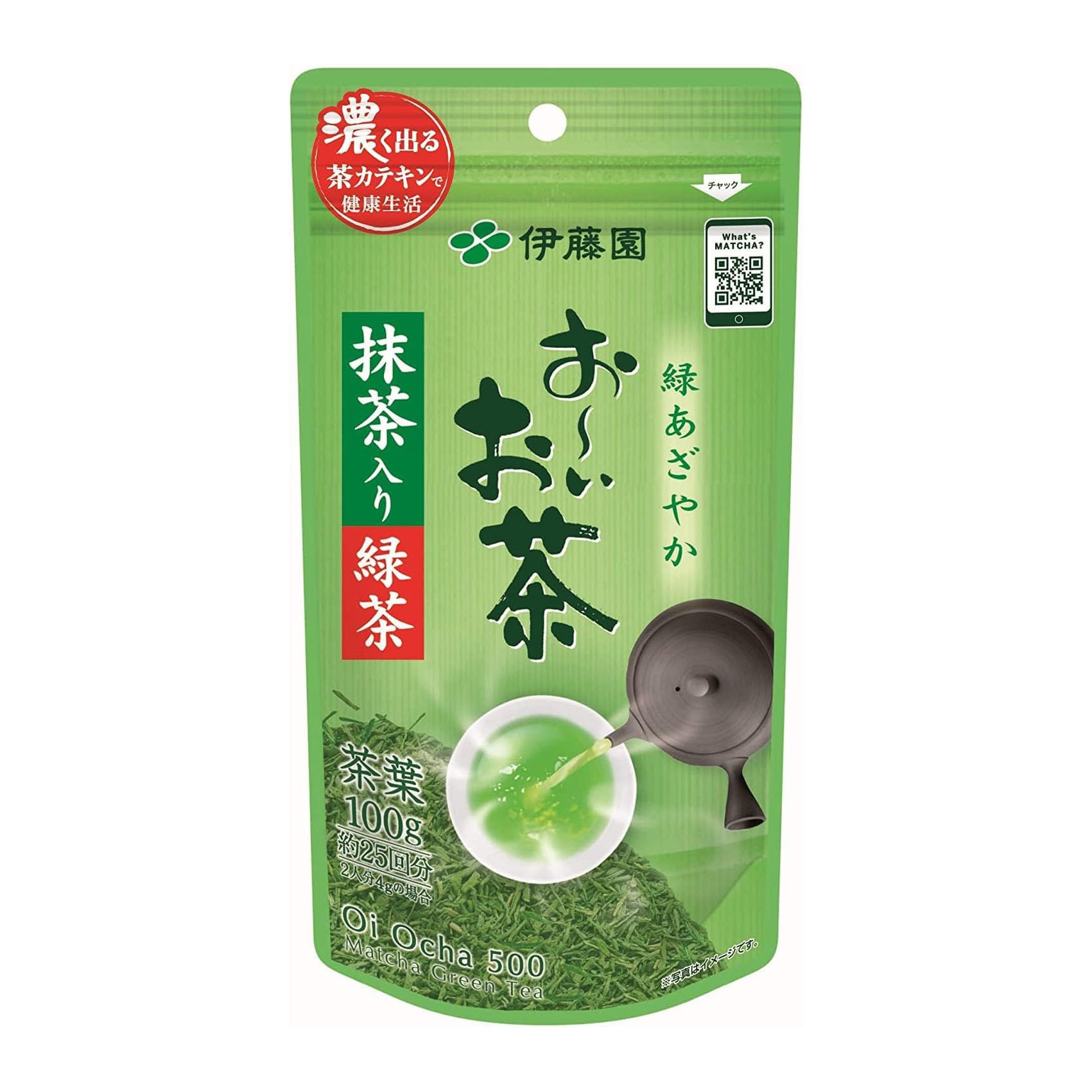 【日本直效郵件】 日本 ITO EN ITOEN 伊藤園 抹茶入綠茶 茶葉 100g