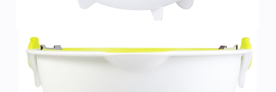 日本KOKUBO小久保 圓形可旋轉180°可濾水雙層洗菜盆脫水器 大號 蘋果綠 BPA FREE 21cm-23cm 淘米洗菜 輕鬆自如