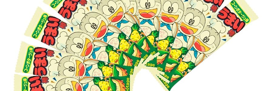 日本RISKA UMAIBO 小叮噹玉米棒 濃湯玉米奶味 6g*30個 【超人氣零食】【日英版本隨發】