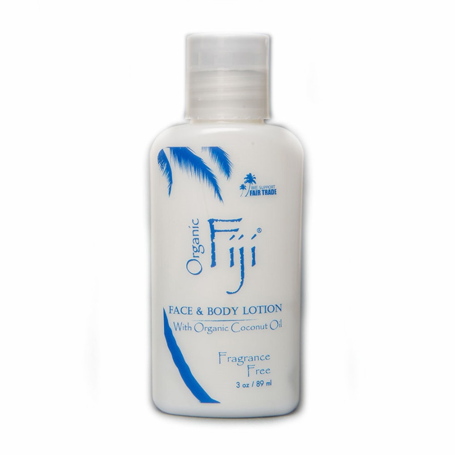 Face & Body Lotion with Organic Coconut Oil Fragrance Free  3oz