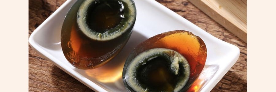 莊園 霸王溏心松花皮蛋 4枚入 272g