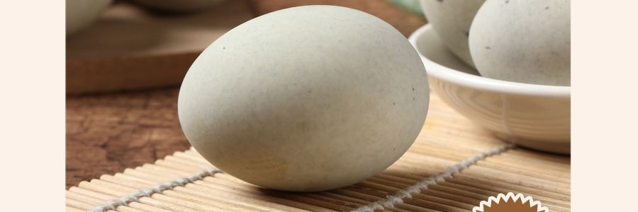 莊園 霸王溏心松花皮蛋 4枚入 272g