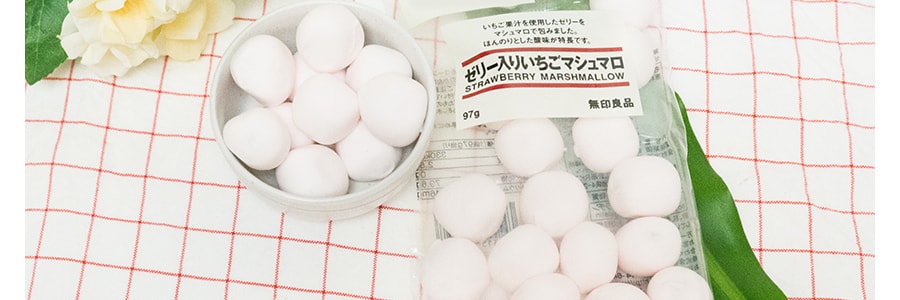 日本無印良品 草莓棉花糖 97g