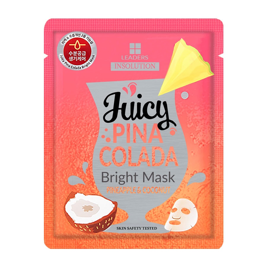 LEADERS In Solution Juicy Pina Colada Bright Mask 1 Sheet