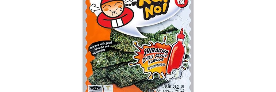 泰國小老闆 厚片脆皮苔 是拉差香辣味 32g