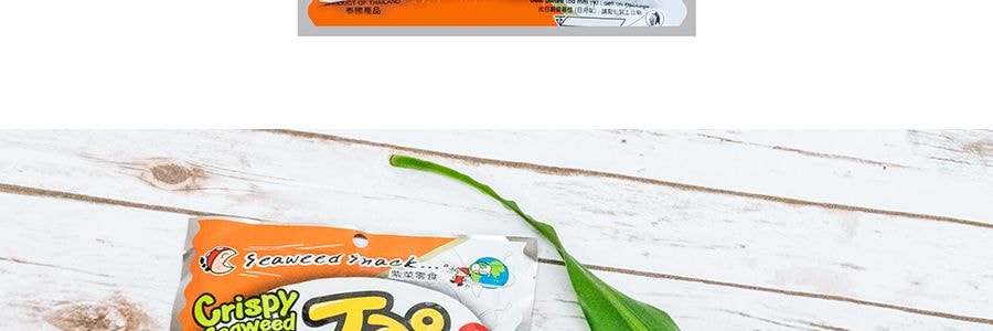泰國小老闆 厚片脆皮苔 是拉差香辣味 32g