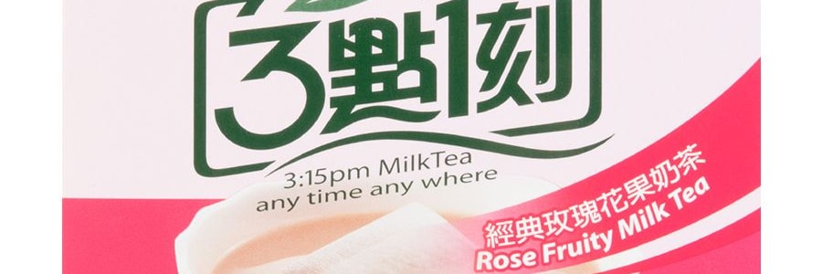 台灣三點一刻 經典玫瑰花果奶茶 10包入 200g