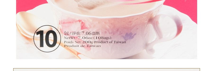 台灣三點一刻 經典玫瑰花果奶茶 10包入 200g