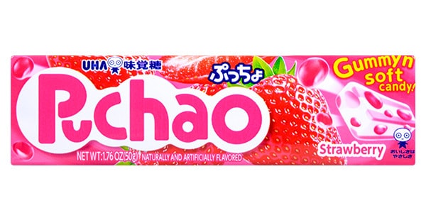 日本UHA悠哈味觉糖 草莓味果汁夹心软糖 50g