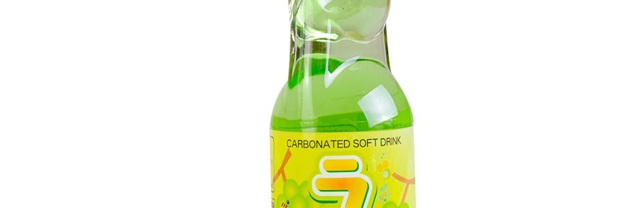 日本HATAKOSEN哈達 RAMUNE 陽光玫瑰葡萄口味彈珠汽水 200ml