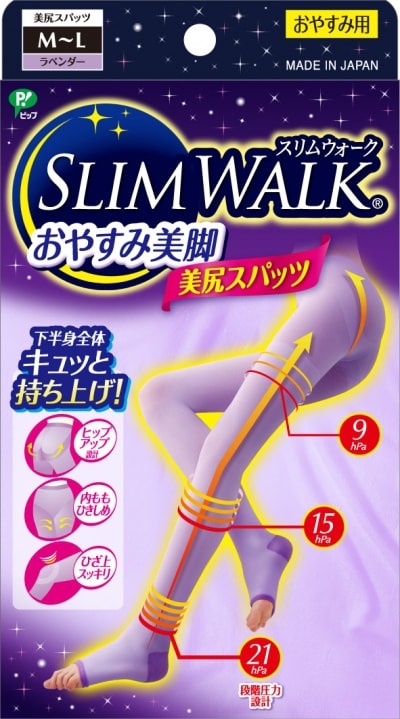 SLIM WALK 睡眠瘦腿袜 M-L 1件入