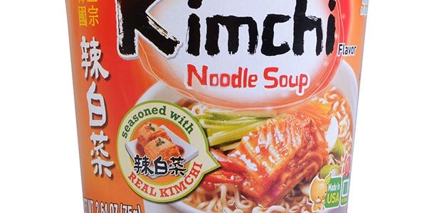 韓國NONGSHIM農心 SOON純系列 素食拉麵 泡菜口味 杯裝 75g