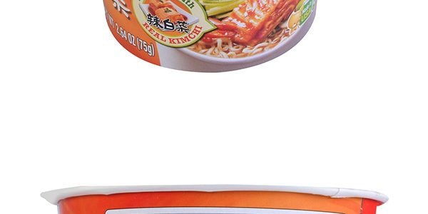 韓國NONGSHIM農心 SOON純系列 素食拉麵 泡菜口味 杯裝 75g