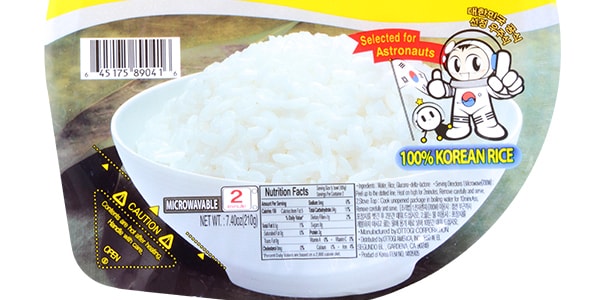 韩国OTTOGI不倒翁 微波2分钟即食米饭  210g