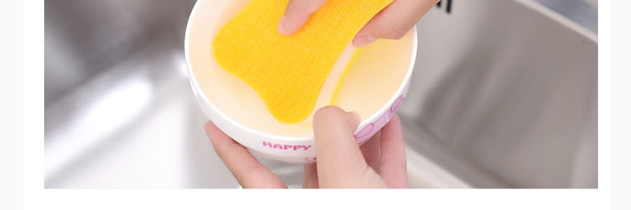 日本LEC 洗碗雙層免洗劑清潔魔力海綿 1枚入
