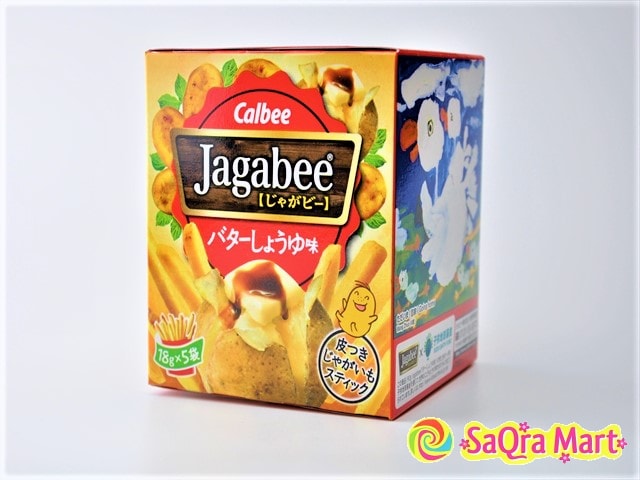 Jagabee Potato Sticks Butter Soy Sauce Flavor 18g×5packs
