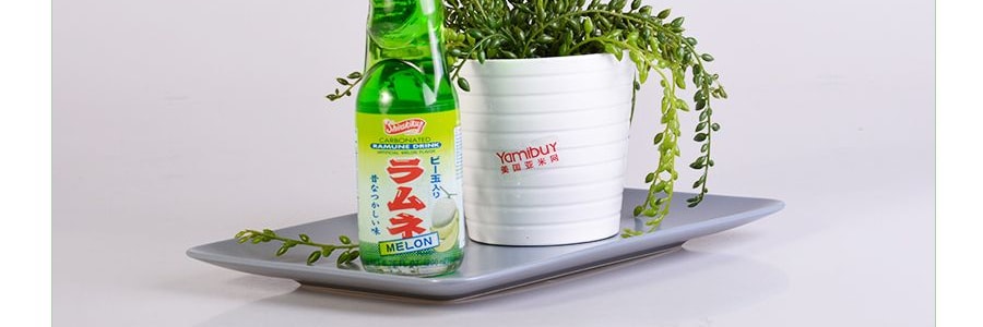 日本SHIRAKIKU 彈珠汽水 蜜瓜味 200ml