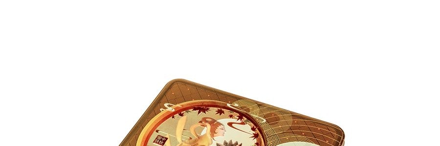 HONG KONG MEI-XIM White Lotus Seed Paste Mooncake With 3 Egg Yolks 4pc 740g 【Delivery Date: Mid August】