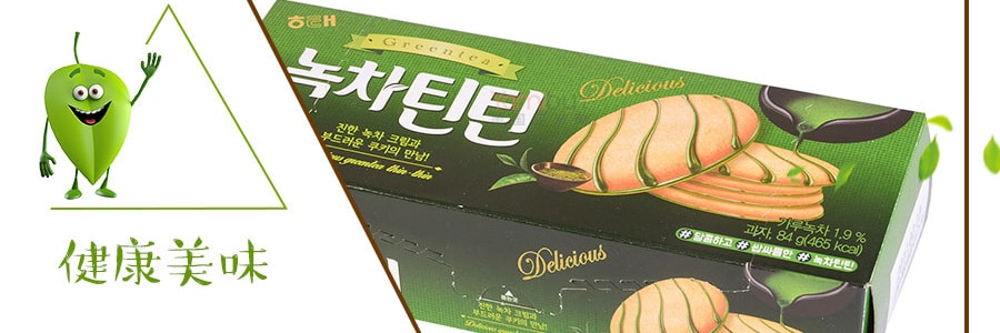 韓國HAITAI 綠茶薄餅 84g