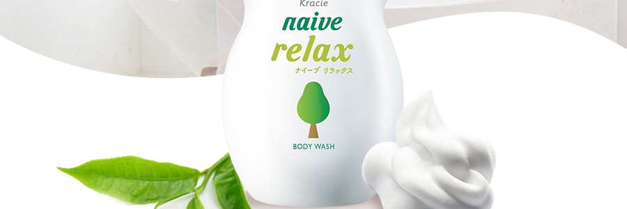 日本KRACIE NAIVE 纯植物性润泽沐浴乳 自然花香 530ml