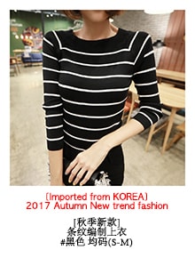 KOREA Jewel Neck Bell Sleeve Ribbed Knit Top Ivory One Size(S-M) [Free Shipping]