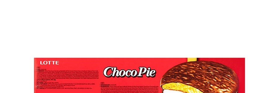 韓國LOTTE樂天 巧克力奶油夾心派 6枚入 168g