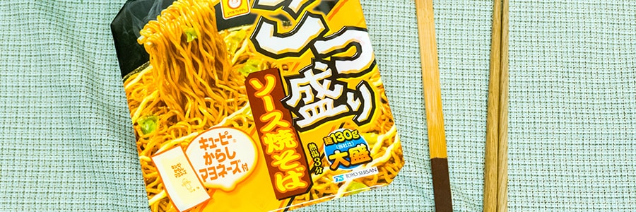 日本MARUCHAN 日式酱汁炒面 芥末蛋黄酱味 171g 世界十大最好吃泡面
