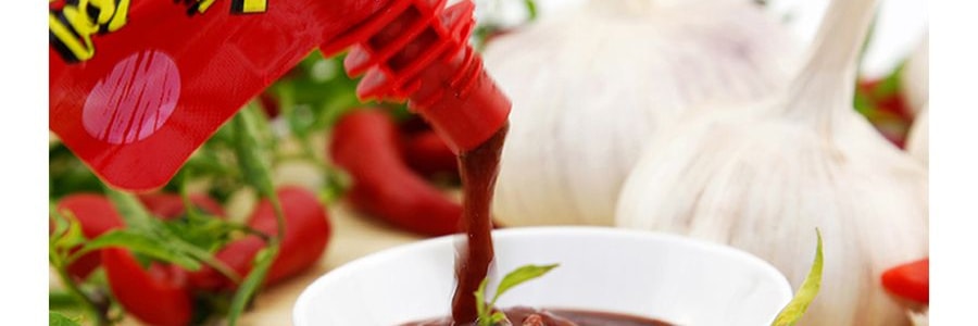 Sauce pimentée à l'ail 15.87oz Condiment épicé classique pour tremper et cuisiner