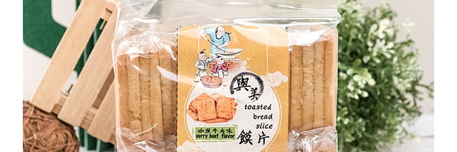與美 饃片 咖哩牛肉口味 308g