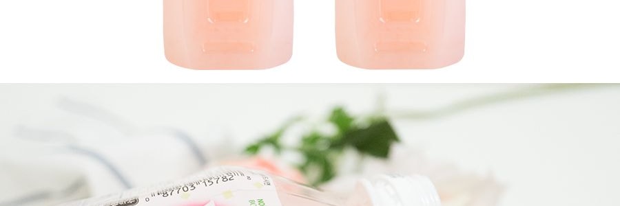 韓國YOGO VERA 天然蘆薈蜜桃汁 果肉添加 500ml