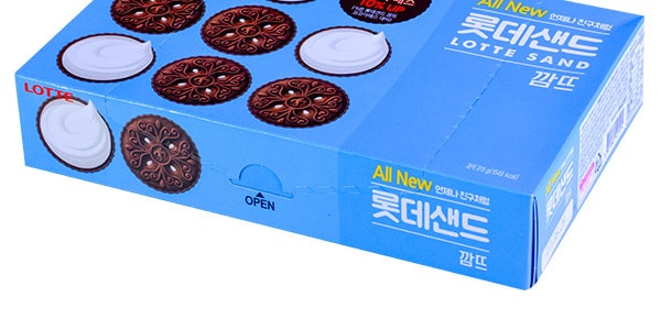 韩国LOTTE乐天 奶油巧克力夹心饼干 315g