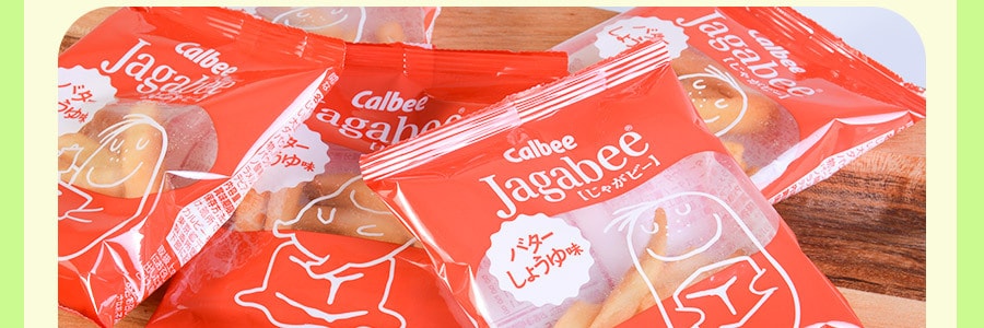 日本CALBEE卡樂B JAGABEE宅卡B 薯條 盒裝 奶油味 90g
