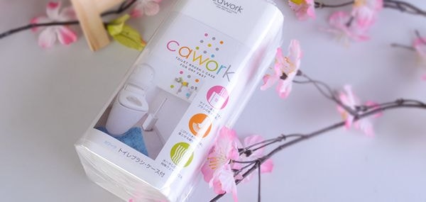 日本KOKUBO小久保 衛浴馬桶清潔刷附收納盒 白色 1件入