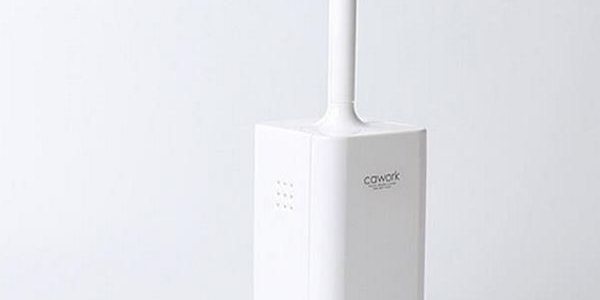 日本KOKUBO小久保 衛浴馬桶清潔刷附收納盒 白色 1件入