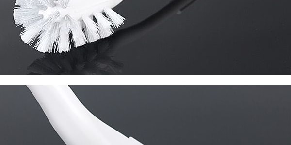 日本KOKUBO小久保 衛浴馬桶清潔刷附收納盒 白色 1件入