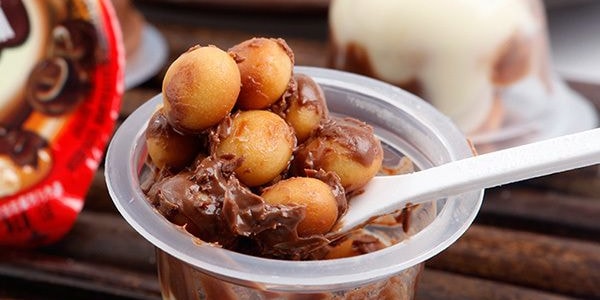 甜樂 星球杯巧克力口味醬+餅乾粒 桶裝 390g【童年回憶】