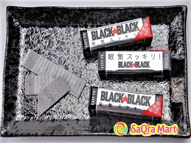 【日本直邮】LOTTE乐天 提神黑色口香糖 9片