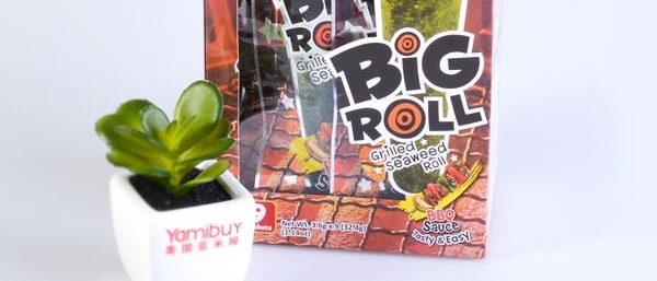 泰國小老闆 BIG ROLL經典紫菜捲 燒烤口味 9條入